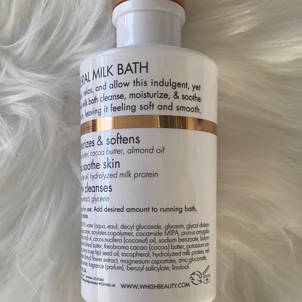 Whish Mineral Milk Bath - new and sealed 8 Fl oz